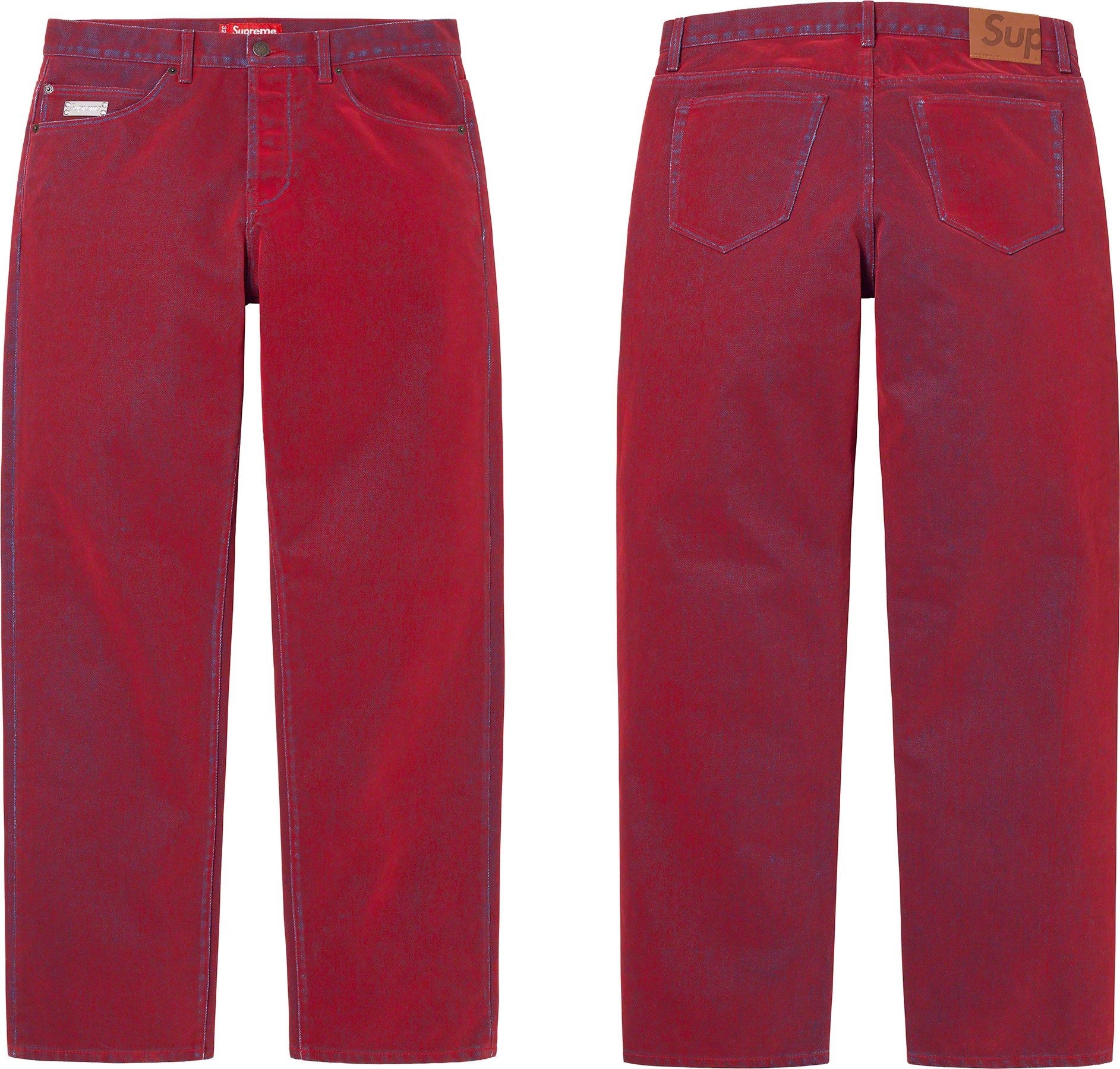 Flocked Regular Jean view 8
